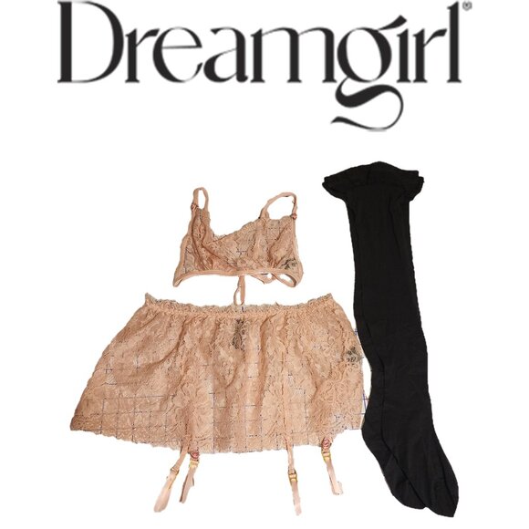 Dreamgirl Other - Dreamgirl Women's Lace Bra Set, NWT Pink OS